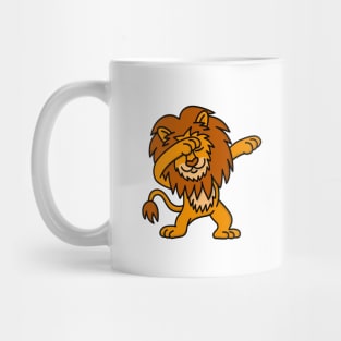 Dab dabbing lion dance funny kids gift Mug